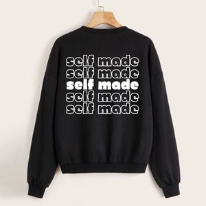 Self Made Graphic Unisex Crewneck Sweatshirt